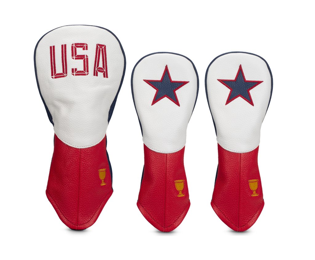 2022 Presidents Cup Head Cover Set（3個入り） USA WHITE / NAVY